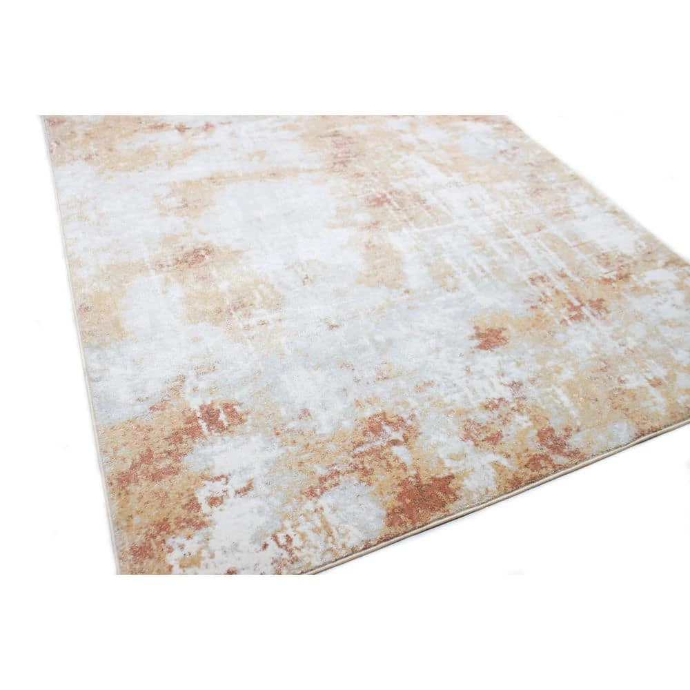 Everek Ivory/Gold 9 ft. x 12 ft. Abstract Transitional Area Rug by BASHIAN 2 Everek Ivory/Gold 9 ft. x 12 ft. Abstract Transitional Area Rug by BASHIAN - Image 2