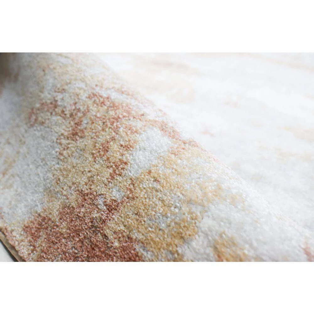 Everek Ivory/Gold 9 ft. x 12 ft. Abstract Transitional Area Rug by BASHIAN 6 Everek Ivory/Gold 9 ft. x 12 ft. Abstract Transitional Area Rug by BASHIAN - Image 6