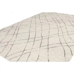 Everek Ivory/Grey 3 ft. x 8 ft. (2'6" x 8') Geometric Contemporary Runner Rug by BASHIAN -BASHIAN Shop ivory grey bashian area rugs 649652241012 31 1000