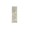 Everek Ivory/Grey 3 ft. x 8 ft. (2'6" x 8') Abstract Transitional Runner by BASHIAN