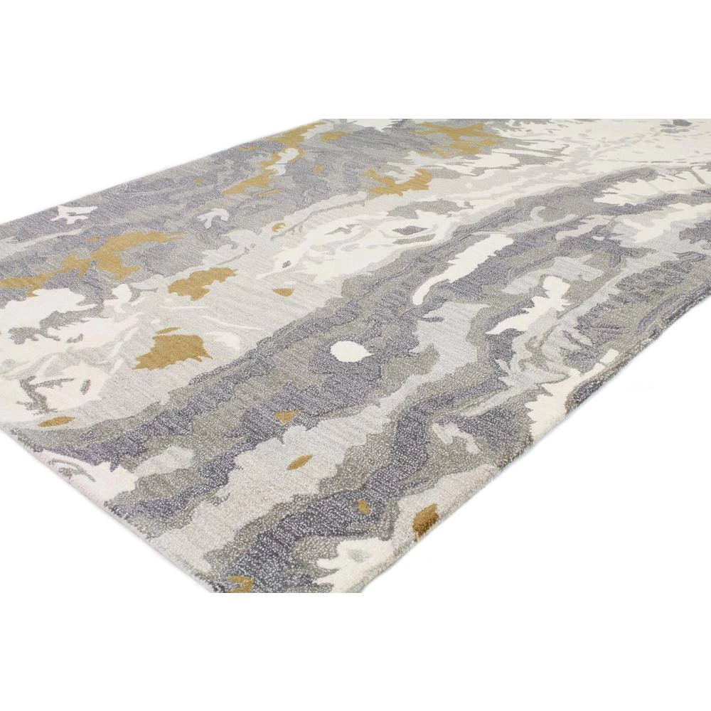 Greenwich Ivory/Grey 3 ft. x 8 ft. (2'6" x 8') Abstract Contemporary Runner by BASHIAN 2 Greenwich Ivory/Grey 3 ft. x 8 ft. (2'6" x 8') Abstract Contemporary Runner by BASHIAN - Image 2