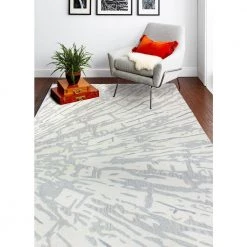 Greenwich Ivory/Grey 4 ft. x 6 ft. (3'9" x 5'9") Abstract Contemporary Accent Rug by BASHIAN -BASHIAN Shop ivory grey bashian area rugs 649652259819 31 1000