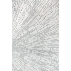 Greenwich Ivory/Grey 4 ft. x 6 ft. (3'9" x 5'9") Abstract Contemporary Accent Rug by BASHIAN