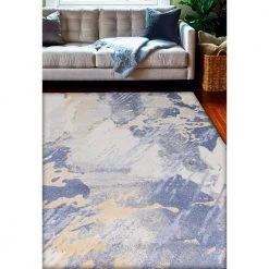 Everek Ivory/Multi 5 ft. x 8 ft. Abstract Transitional Area Rug by BASHIAN -BASHIAN Shop ivory mult i bashian area rugs 649652314747 31 1000