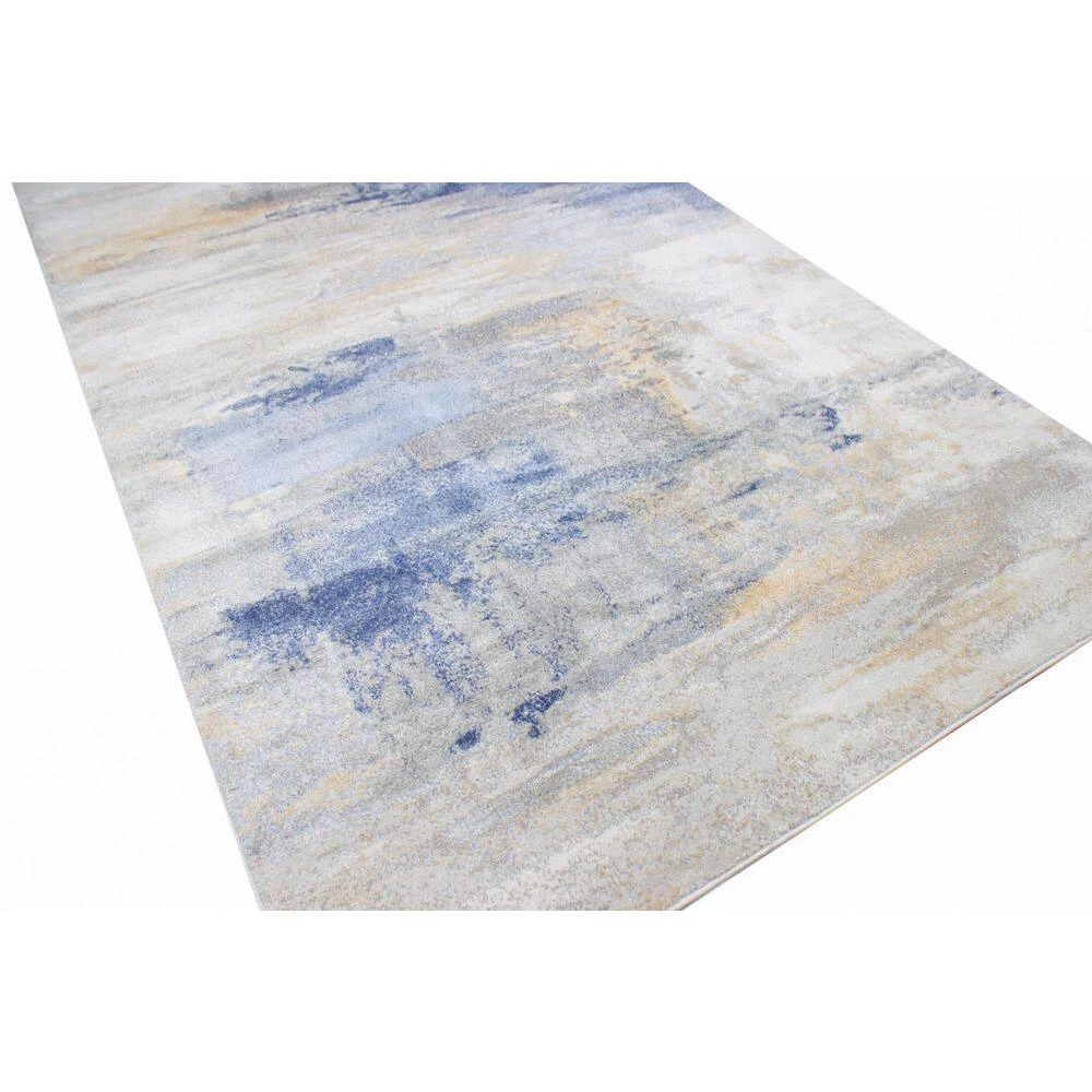 Everek Ivory/Multi 5 ft. x 8 ft. Abstract Transitional Area Rug by BASHIAN 2 Everek Ivory/Multi 5 ft. x 8 ft. Abstract Transitional Area Rug by BASHIAN - Image 2