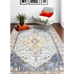 Sorrento Ivory/Navy 9 ft. x 12 ft. (8'6" x 11'6") Geometric Transitional Area Rug by BASHIAN 8 Sorrento Ivory/Navy 9 ft. x 12 ft. (8'6" x 11'6") Geometric Transitional Area Rug by BASHIAN -BASHIAN Shop ivory navy bashian area rugs 649652293912 31 1000