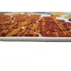 Veranda Ivory/Rust 5 ft. x 7.6 ft. Floral Transitional Area Rug by BASHIAN 10 Veranda Ivory/Rust 5 ft. x 7.6 ft. Floral Transitional Area Rug by BASHIAN -BASHIAN Shop ivory rust bashian outdoor rugs 649652304625 1f 1000