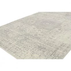 Everek Ivory/Silver 9 ft. x 12 ft. (8'6" x 11'6") Floral Transitional Area Rug by BASHIAN 7 Everek Ivory/Silver 9 ft. x 12 ft. (8'6" x 11'6") Floral Transitional Area Rug by BASHIAN -BASHIAN Shop ivory silver bashian area rugs 649652247243 31 1000