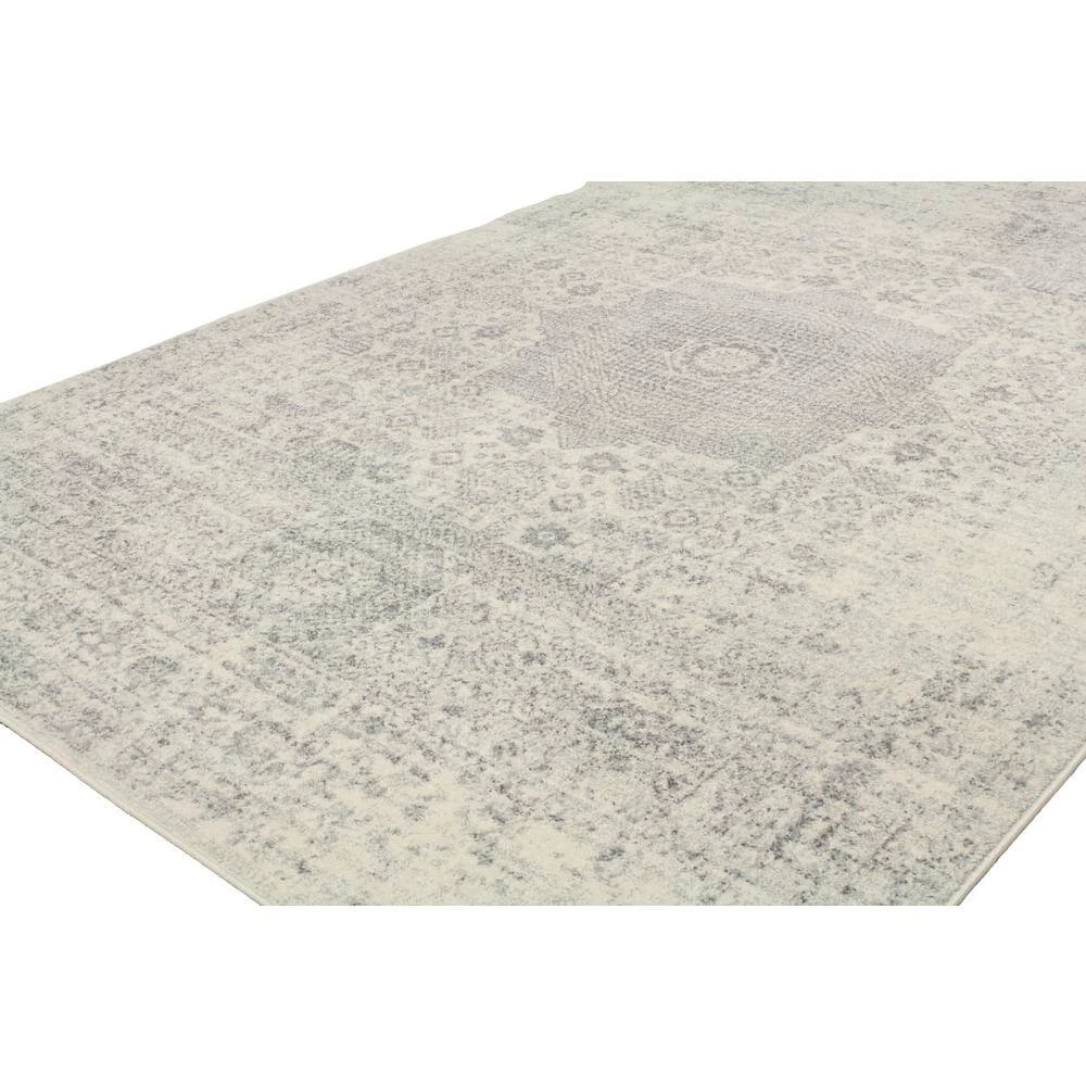 Everek Ivory/Silver 9 ft. x 12 ft. (8'6" x 11'6") Floral Transitional Area Rug by BASHIAN 4 Everek Ivory/Silver 9 ft. x 12 ft. (8'6" x 11'6") Floral Transitional Area Rug by BASHIAN - Image 4