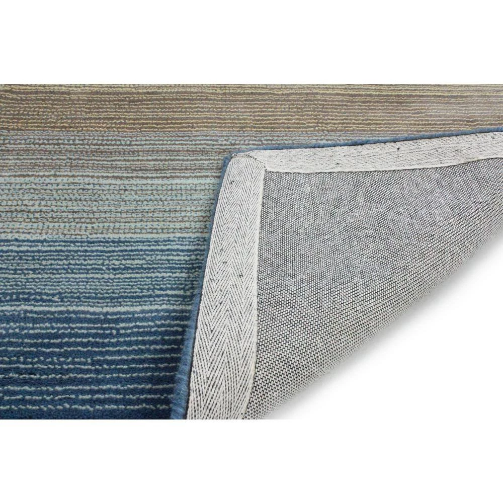 Contempo Lt. Blue 8 ft. x 10 ft. (7'6" x 9'6") Striped Contemporary Area Rug by BASHIAN 3 Contempo Lt. Blue 8 ft. x 10 ft. (7'6" x 9'6") Striped Contemporary Area Rug by BASHIAN - Image 3