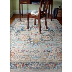 Century Lt. Blue 9 ft. x 12 ft. (8'6" x 11'6") Geometric Transitional Area Rug by BASHIAN -BASHIAN Shop lt blue bashian area rugs 649652308609 31 1000