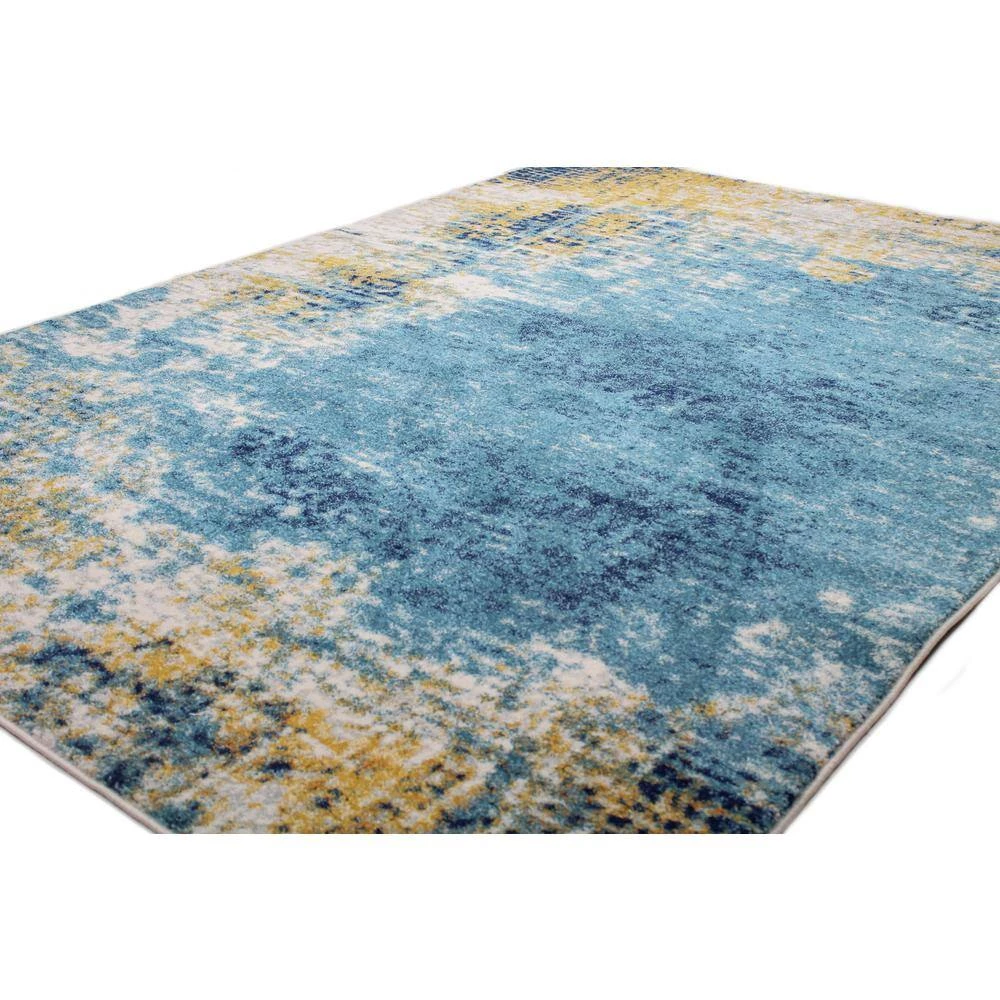 Everek Multi 9 ft. x 12 ft. (8'6" x 11'6") Abstract Transitional Area Rug by BASHIAN 4 Everek Multi 9 ft. x 12 ft. (8'6" x 11'6") Abstract Transitional Area Rug by BASHIAN - Image 4