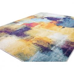 Everek Multi 9 ft. x 12 ft. (8'6" x 11'6") Abstract Transitional Area Rug by BASHIAN -BASHIAN Shop multi bashian area rugs 649652262680 31 1000