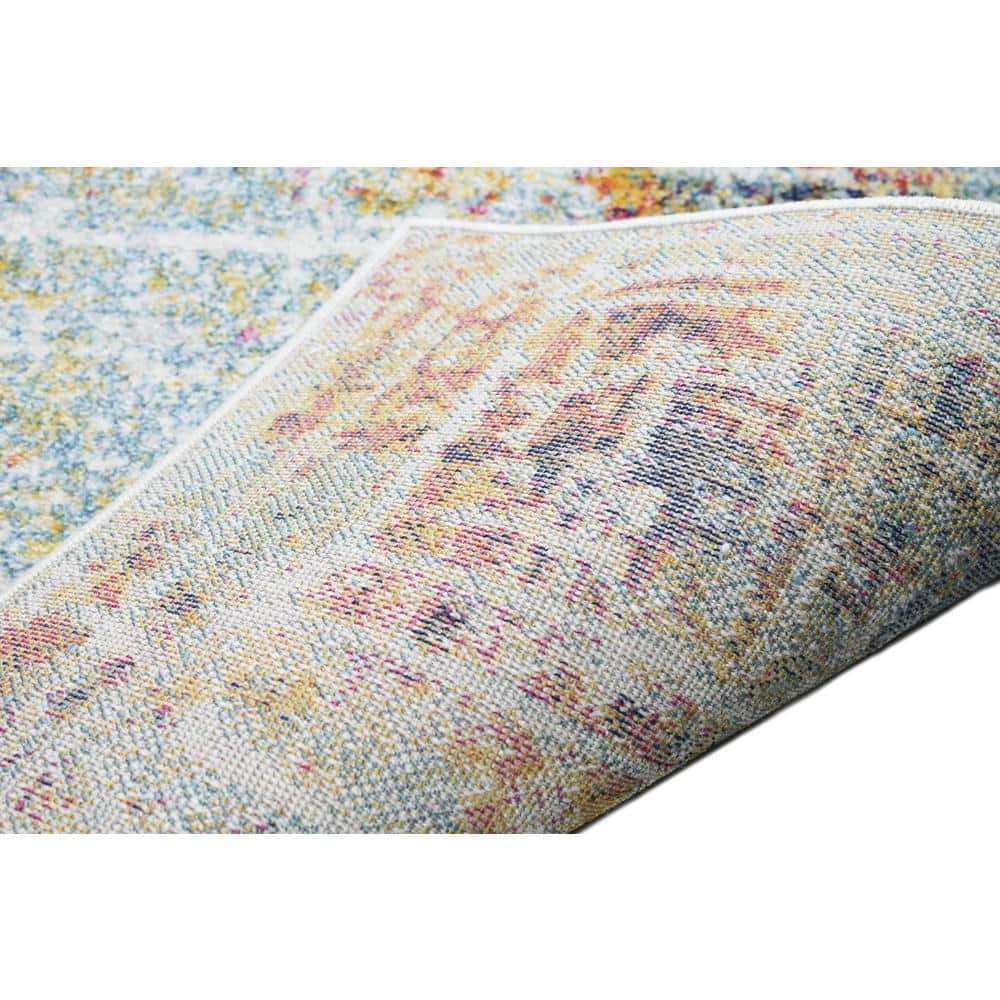 Everek Multi 8 ft. x 10 ft. (7'6" x 9'6") Abstract Transitional Area Rug by BASHIAN 3 Everek Multi 8 ft. x 10 ft. (7'6" x 9'6") Abstract Transitional Area Rug by BASHIAN - Image 3