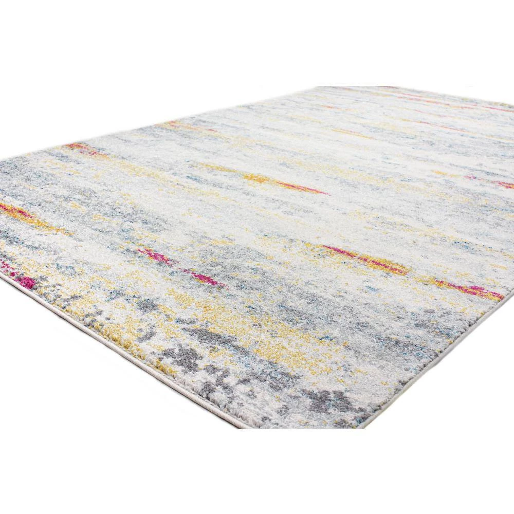 Everek Multi 8 ft. x 10 ft. (7'6" x 9'6") Abstract Transitional Area Rug by BASHIAN 4 Everek Multi 8 ft. x 10 ft. (7'6" x 9'6") Abstract Transitional Area Rug by BASHIAN - Image 4
