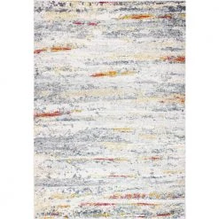 Everek Multi 8 ft. x 10 ft. (7'6" x 9'6") Abstract Transitional Area Rug by BASHIAN