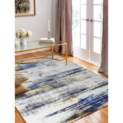 Everek Multi 9 ft. x 12 ft. (8'6" x 11'6") Abstract Transitional Area Rug by BASHIAN -BASHIAN Shop multi bashian area rugs 649652309095 31 1000