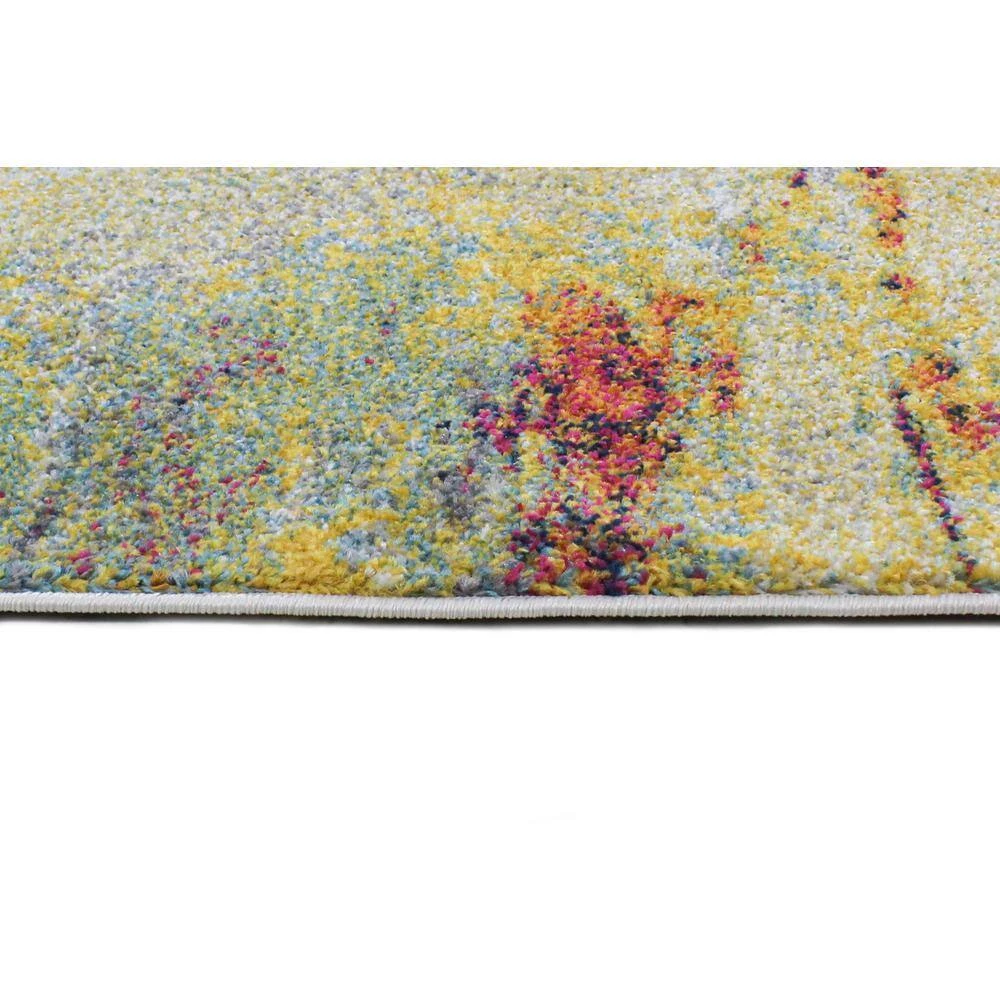 Everek Multi 9 ft. x 12 ft. (8'6" x 11'6") Abstract Transitional Area Rug by BASHIAN 5 Everek Multi 9 ft. x 12 ft. (8'6" x 11'6") Abstract Transitional Area Rug by BASHIAN - Image 5