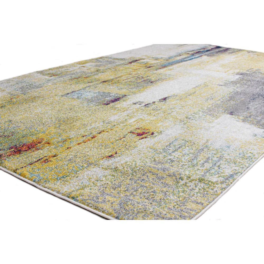 Everek Multi 9 ft. x 12 ft. (8'6" x 11'6") Abstract Transitional Area Rug by BASHIAN 2 Everek Multi 9 ft. x 12 ft. (8'6" x 11'6") Abstract Transitional Area Rug by BASHIAN - Image 2