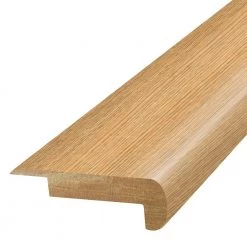 Natural 0.75 in. T x 2.37 in. W x 78.7 in. L Laminate Stair Nose Molding by PERFORMANCE ACCESSORIES