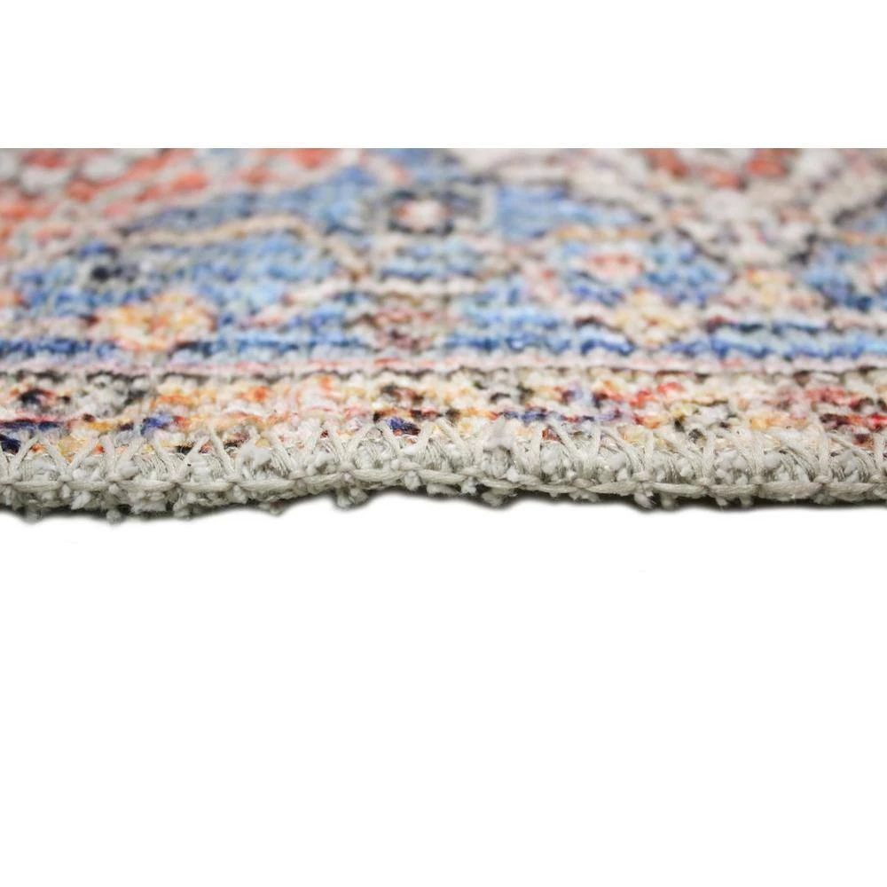 Impressions Navy 3 ft. x 6 ft. Geometric Transitional Accent Rug by BASHIAN 5 Impressions Navy 3 ft. x 6 ft. Geometric Transitional Accent Rug by BASHIAN - Image 5