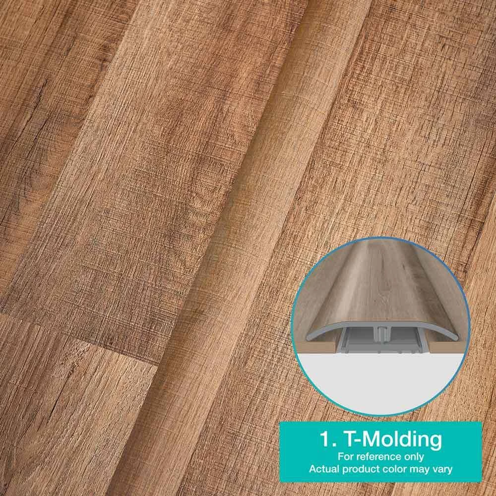 Pottery 1.32 in. Thick x 1.88 in. Wide x 78.7 in. Length Vinyl Stair Nose Molding by PERFORMANCE ACCESSORIES 2 Pottery 1.32 in. Thick x 1.88 in. Wide x 78.7 in. Length Vinyl Stair Nose Molding by PERFORMANCE ACCESSORIES - Image 2