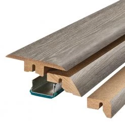 Quartz 0.75 in. T x 2.37 in. W x 78.7 in. L Laminate 4-in-1 Molding by PERFORMANCE ACCESSORIES