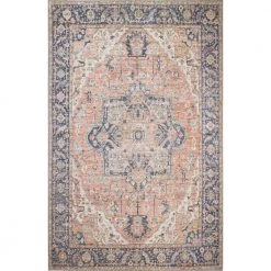 Impressions Rust 8 ft. x 10 ft. Geometric Transitional Area Rug by BASHIAN