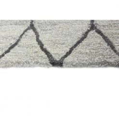Greenwich Silver 6 ft. x 9 ft. (5'6" x 8'6") Geometric Contemporary Area Rug by BASHIAN -BASHIAN Shop silver bashian area rugs 649652244297 1f 1000