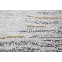 Greenwich Silver 9 ft. x 12 ft. (8'6" x 11'6") Abstract Contemporary Area Rug by BASHIAN -BASHIAN Shop silver bashian area rugs 649652301921 4f 1000