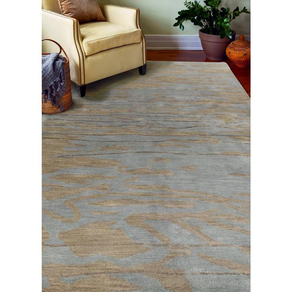 Greenwich Slate 6 ft. x 9 ft. (5'6" x 8'6") Abstract Contemporary Area Rug by BASHIAN 6 Greenwich Slate 6 ft. x 9 ft. (5'6" x 8'6") Abstract Contemporary Area Rug by BASHIAN - Image 6
