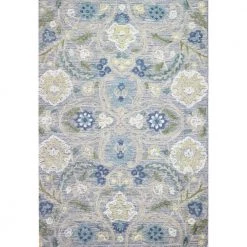 Verona Slate 4 ft. X 6 ft. (3'6" x 5'6") Geometric Transitional Accent Rug by BASHIAN