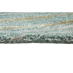 Greenwich Teal 9 ft. x 12 ft. (8'6" x 11'6") Abstract Contemporary Area Rug by BASHIAN -BASHIAN Shop teal bashian area rugs 649652303093 1f 1000