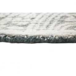 Verona Teal 9 ft. x 12 ft. (8'6" x 11'6") Geometric Transitional Area Rug by BASHIAN 10 Verona Teal 9 ft. x 12 ft. (8'6" x 11'6") Geometric Transitional Area Rug by BASHIAN -BASHIAN Shop teal bashian area rugs 649652305745 1f 1000