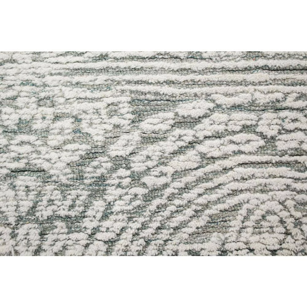 Verona Teal 9 ft. x 12 ft. (8'6" x 11'6") Geometric Transitional Area Rug by BASHIAN 4 Verona Teal 9 ft. x 12 ft. (8'6" x 11'6") Geometric Transitional Area Rug by BASHIAN - Image 4