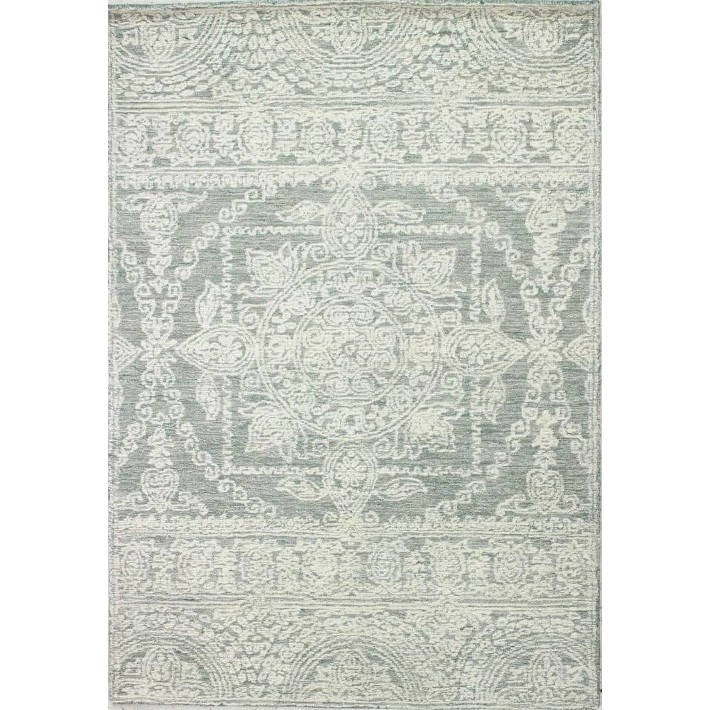 Verona Teal 9 ft. x 12 ft. (8'6" x 11'6") Geometric Transitional Area Rug by BASHIAN 1 Verona Teal 9 ft. x 12 ft. (8'6" x 11'6") Geometric Transitional Area Rug by BASHIAN