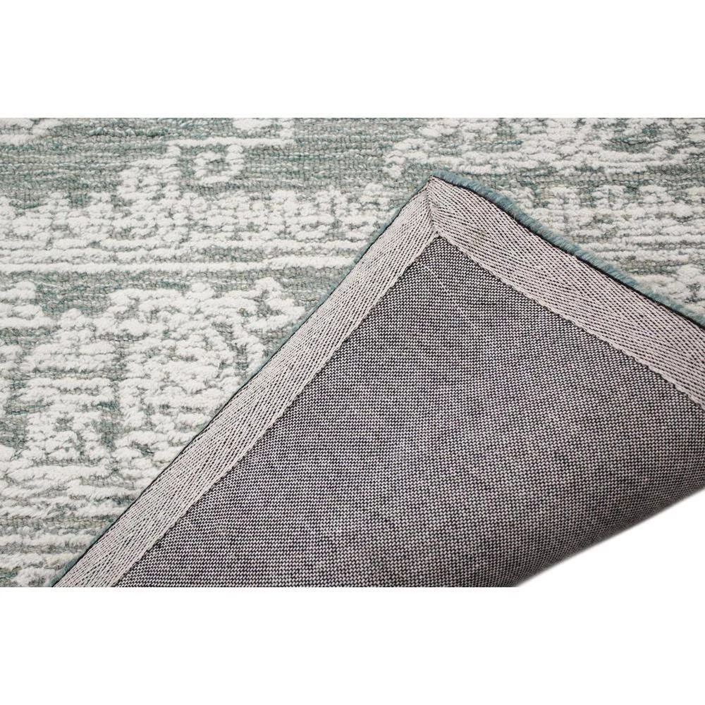 Verona Teal 9 ft. x 12 ft. (8'6" x 11'6") Geometric Transitional Area Rug by BASHIAN 3 Verona Teal 9 ft. x 12 ft. (8'6" x 11'6") Geometric Transitional Area Rug by BASHIAN - Image 3