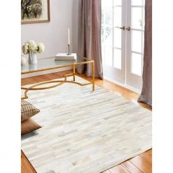 Santa Fe White 8 ft. x 10 ft. Geometric Contemporary Area Rug by BASHIAN -BASHIAN Shop white bashian area rugs 649652093956 31 1000