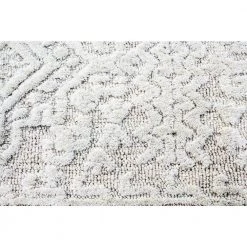 Verona White 3 ft. x 8 ft. (2'6" x 8') Geometric Transitional Runner by BASHIAN -BASHIAN Shop white bashian area rugs 649652304267 4f 1000
