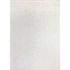 Verona White 5 ft. x 8 ft. (5' x 7'6") Geometric Transitional Area Rug by BASHIAN