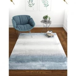 Andes White/Blue 5 ft. x 8 ft. (5' x 7'6") Geometric Contemporary Area Rug by BASHIAN 11 Andes White/Blue 5 ft. x 8 ft. (5' x 7'6") Geometric Contemporary Area Rug by BASHIAN -BASHIAN Shop white blue bashian area rugs 649652309316 31 1000