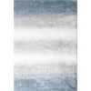 Andes White/Blue 5 ft. x 8 ft. (5' x 7'6") Geometric Contemporary Area Rug by BASHIAN