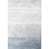 Andes White/Blue 9 ft. x 12 ft. (8'6" x 11'6") Geometric Contemporary Area Rug by BASHIAN