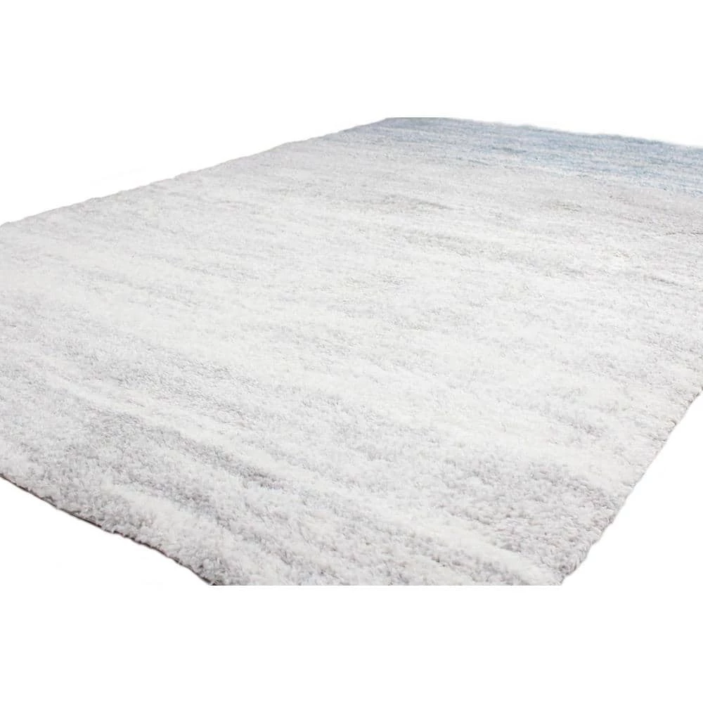 Andes White/Blue 9 ft. x 12 ft. (8'6" x 11'6") Geometric Contemporary Area Rug by BASHIAN 2 Andes White/Blue 9 ft. x 12 ft. (8'6" x 11'6") Geometric Contemporary Area Rug by BASHIAN - Image 2