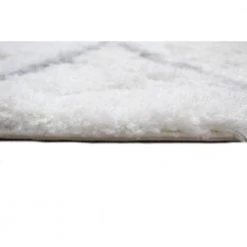 Andes White/Grey 4 ft. x 6 ft. (3'6" x 5'6") Geometric Contemporary Accent Rug by BASHIAN -BASHIAN Shop white grey bashian area rugs 649652307657 1f 1000