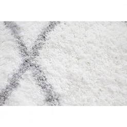 Andes White/Grey 4 ft. x 6 ft. (3'6" x 5'6") Geometric Contemporary Accent Rug by BASHIAN -BASHIAN Shop white grey bashian area rugs 649652307657 4f 1000